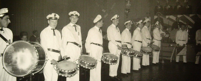 1963, Karneval in der Kulturhalle Großenritte.