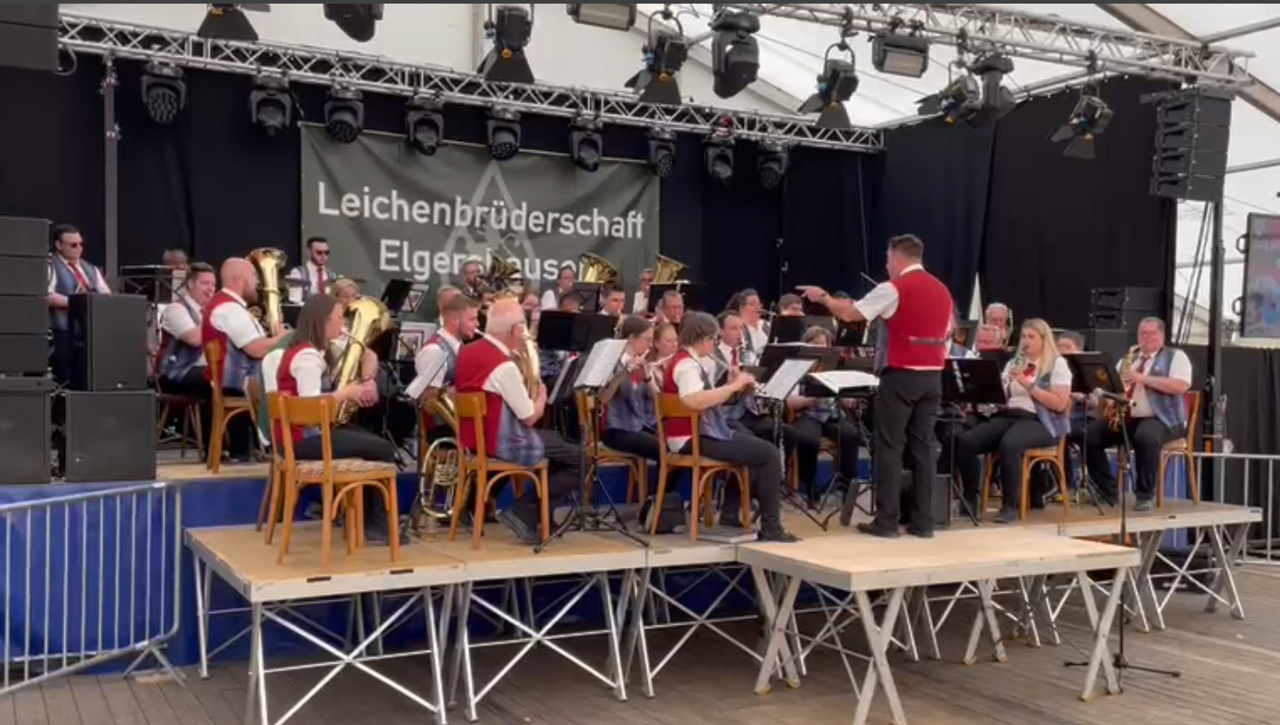 Schützenfest Elgershausen - am Pfingstmontag mit dem Großenritter Musikzug