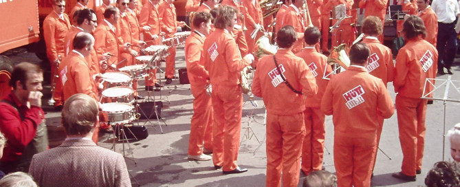 1972 - in Kleidung des Sponsors Hütt beim Auftritt am DEZ in Kassel