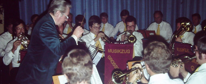 Heinz Bax - musikalischer Leiter 1974-1979 (hier beim 70. Jubiläum 1978)