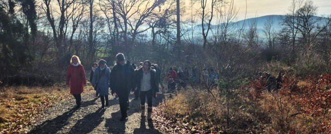 Musikzug-Winterwanderung 2025, von Elgershausen, über Hoof, zum Hohen Gras.