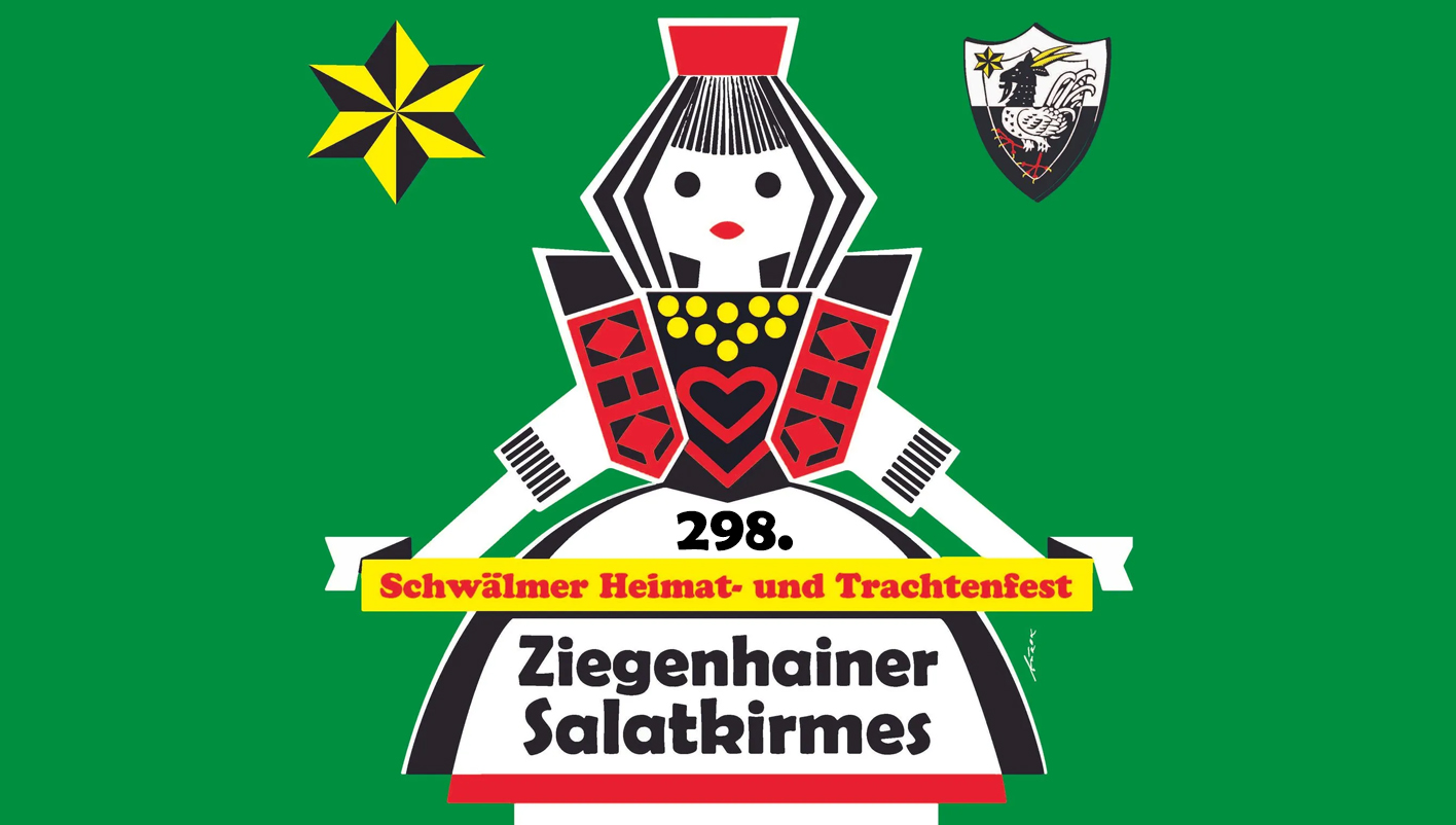 Ziegenhainer Salatkirmes 2026 wieder mit Musikzug des GSV Eintracht Baunatal.